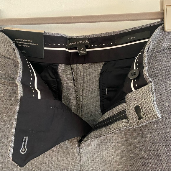 NWT Grey Banana Republic size 14 pants. - Picture 4 of 9